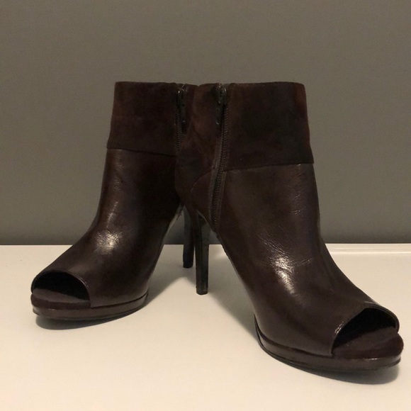 Nine West peep toe high heel sz 6 - Picture 2 of 6